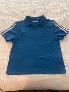NWOT Paloma wool polo tee blue medium